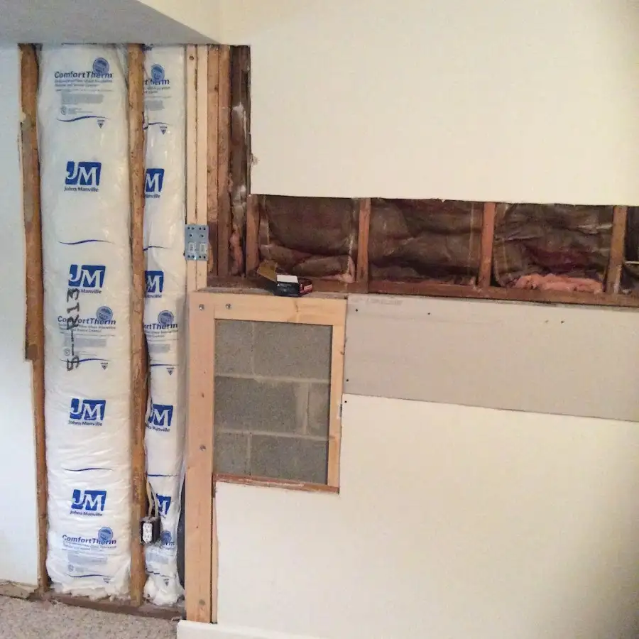 Wall insulation replacement during Structural Drying in Cumberland
